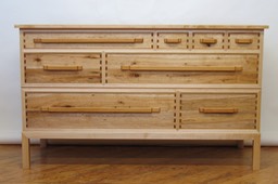 Salvaged wood dresser